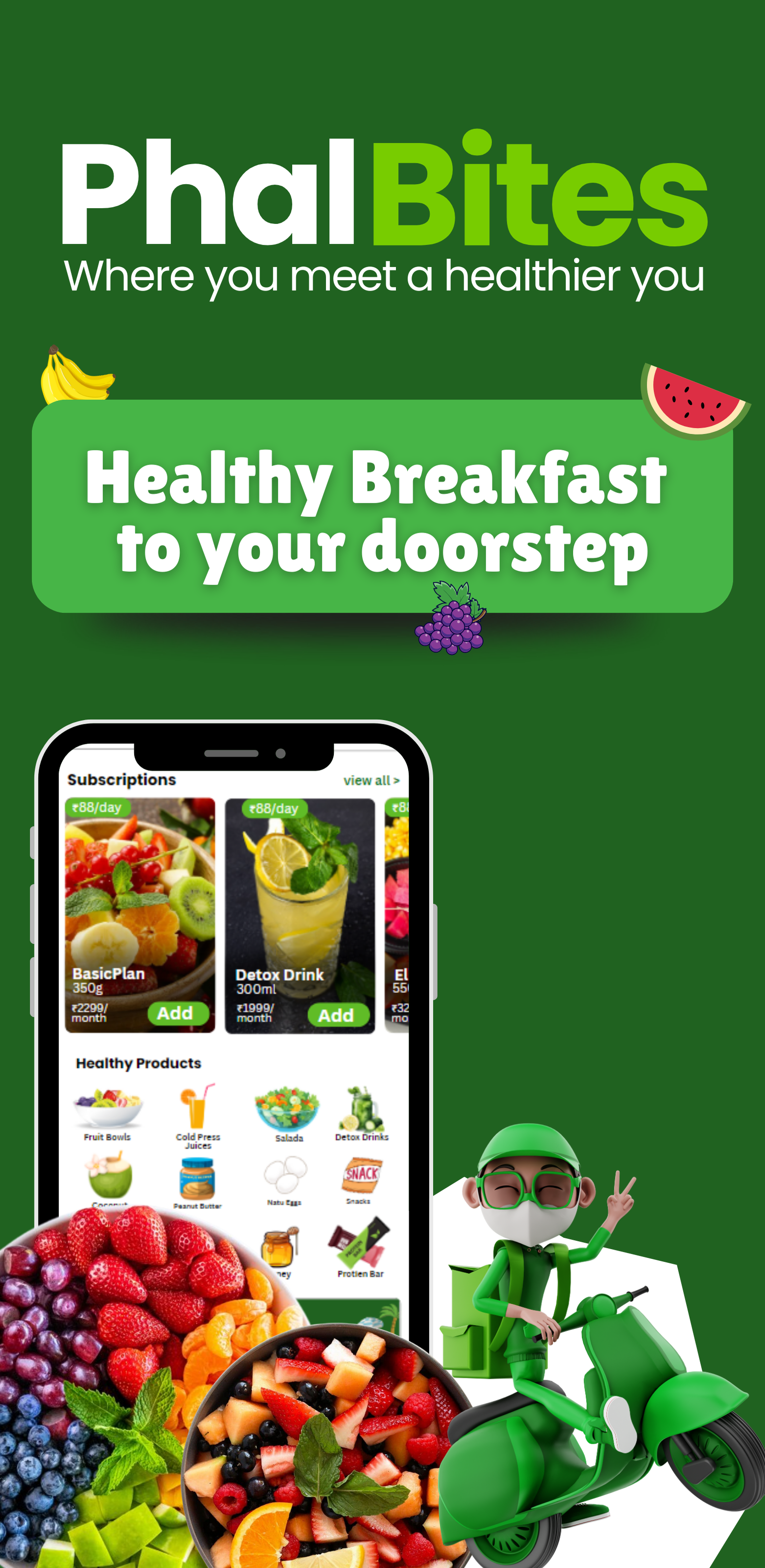 Phal Bites App Preview